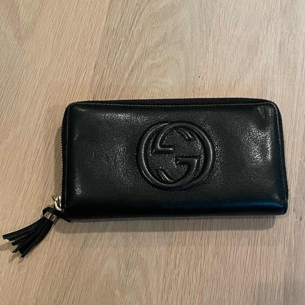 Gucci Black Leather Wallet